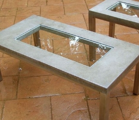 Оригинальный стол с бетонной столешницей (Петробетон Москва)