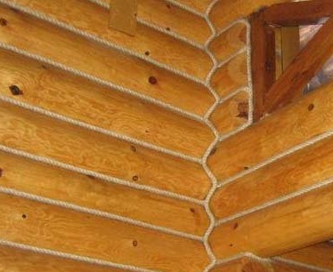 Отделка бревенчатого деревянного строения