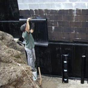 Рулонная гидроизоляция фундамента Рулонная гидроизоляция фундамента