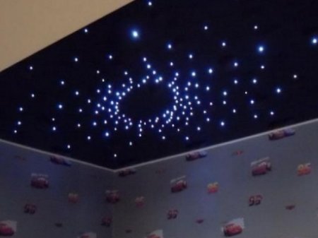 Натяжной потолок со звездами
