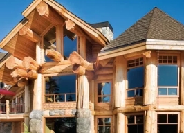 Деревянный дачный дом