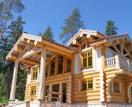 Деревянный дачный дом