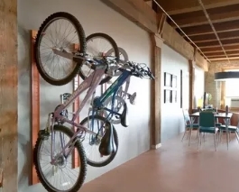 Как хранить велосипед в интерьере квартиры?