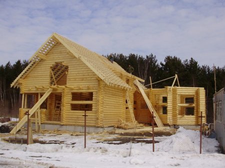 Строительство дома в осенний период